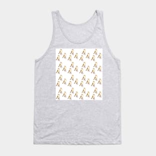 Nightingale bird pattern Tank Top